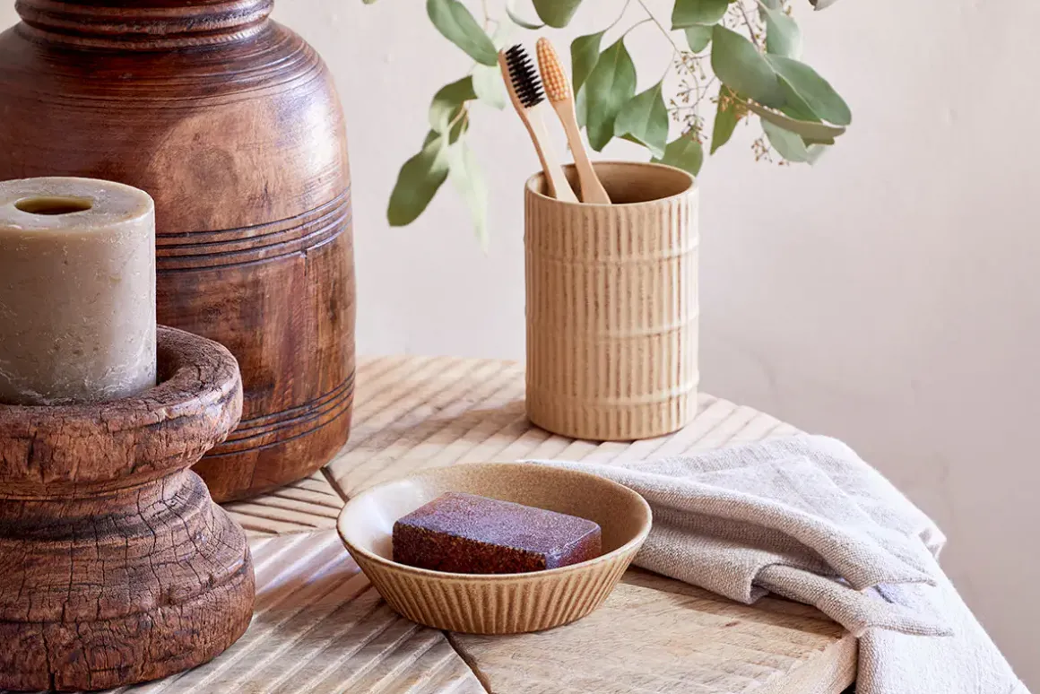 Kiani Ceramic Soap Dish - Cream