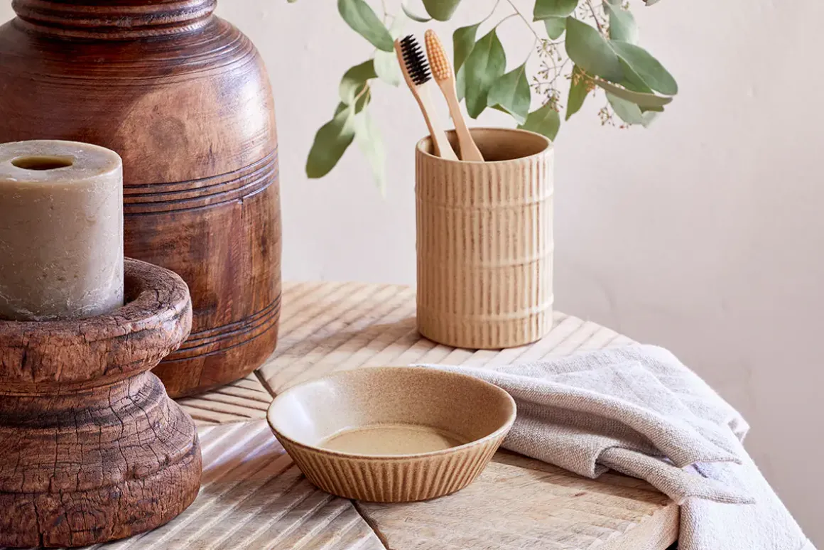 Kiani Ceramic Soap Dish - Cream