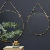Kiko Round Mirror - Brass