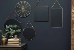 Kiko Round Mirror - Brass