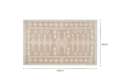 Kittale Wool & Recycled PET Rug - Dusty Pink