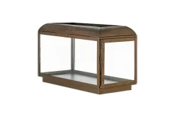 Kiwanda Wide Lantern - Antique Brass