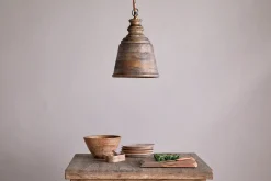 Koma Mango Wood Pendant - Ash Stain