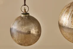 Konara Giant Bauble - Gold Crackle