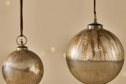 Konara Giant Bauble - Gold Crackle