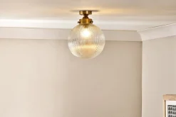 Konnie Bathroom Ceiling Light - Clear