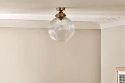 Konnie Bathroom Ceiling Light - Clear