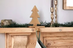 Kotta Stocking Tree Holder - Antique Brass