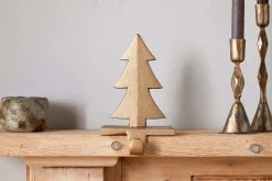 Kotta Stocking Tree Holder - Antique Brass