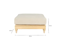 Krissa Modular Sofa - Footstool