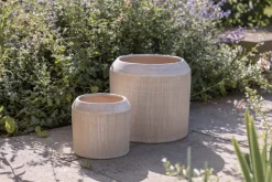 Kubo Ceramic Planter - Cream