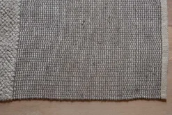 Kufri Jute Rug - Soft Blue & Brown