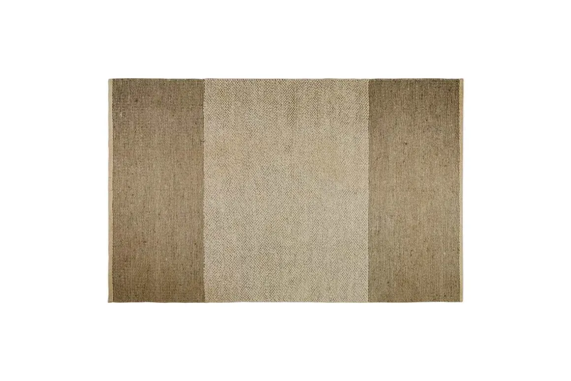 Kufri Jute Rug - Soft Blue & Brown