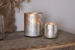 Kunjari Tealight Holders - Rustic Gold