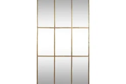 Kurci Rectangular Full Length Mirror - Antique Brass