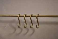 Laila Iron Hanging Rail - Brass