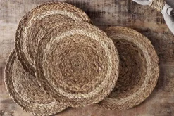 Lam Round Tablemats - Natural (Set of 4)