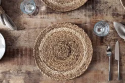 Lam Round Tablemats - Natural (Set of 4)