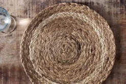 Lam Round Tablemats - Natural (Set of 4)