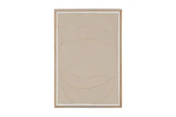 Larisa Cotton & Mango Wood Wall Art - Natural