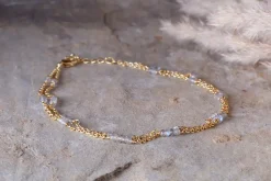 Lavana Anklet - Labradorite