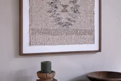 Lena Textured Wall Art - Off White