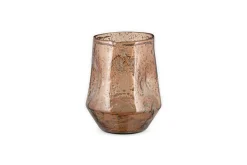 Linora Recycled Glass Tealight Holder - Terracotta
