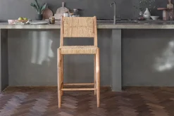 Lohanda Acacia & Munja Grass Counter Chair - Natural