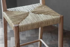 Lohanda Acacia & Munja Grass Counter Chair - Natural
