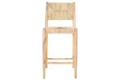 Lohanda Acacia & Munja Grass Counter Chair - Natural