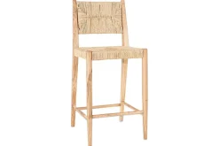 Lohanda Acacia & Munja Grass Counter Chair - Natural