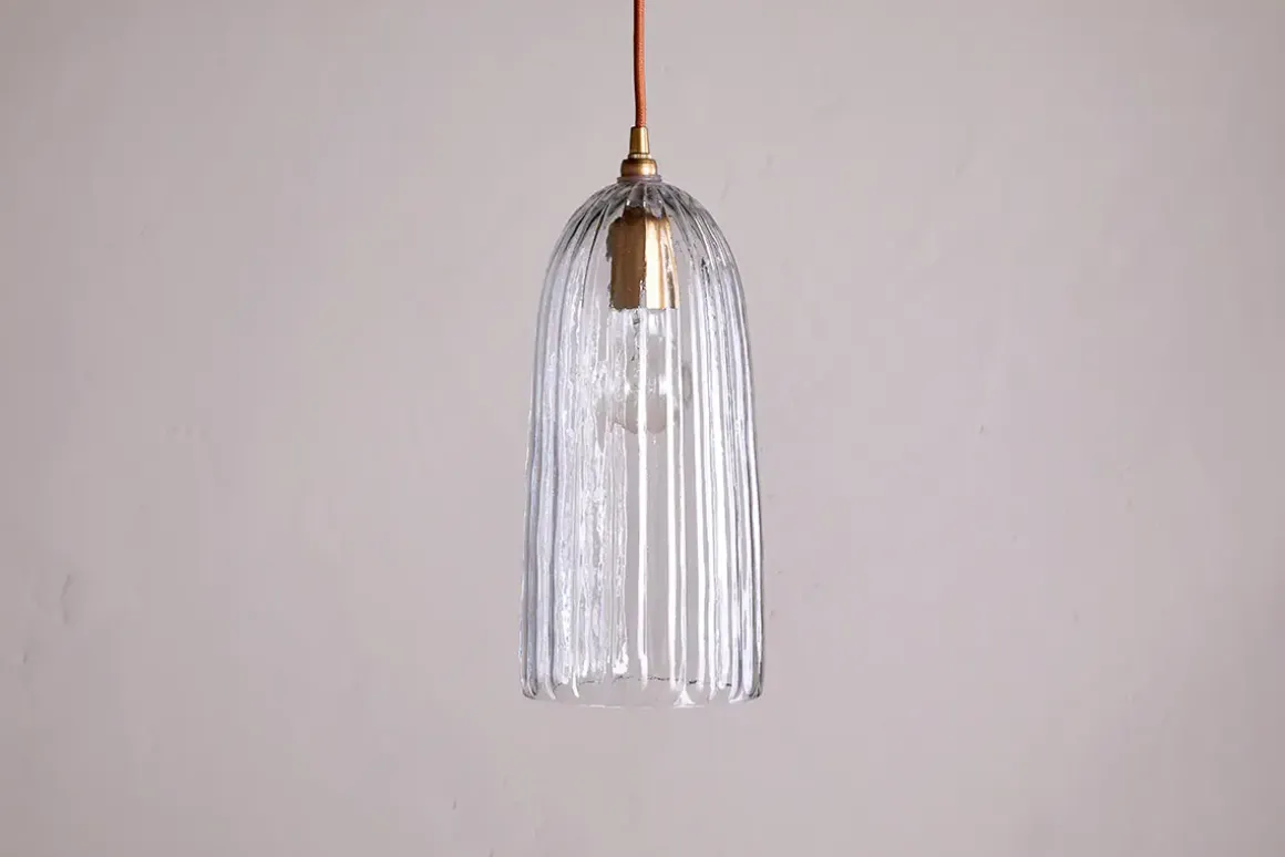 Lumina Recycled Glass Pendant - Clear