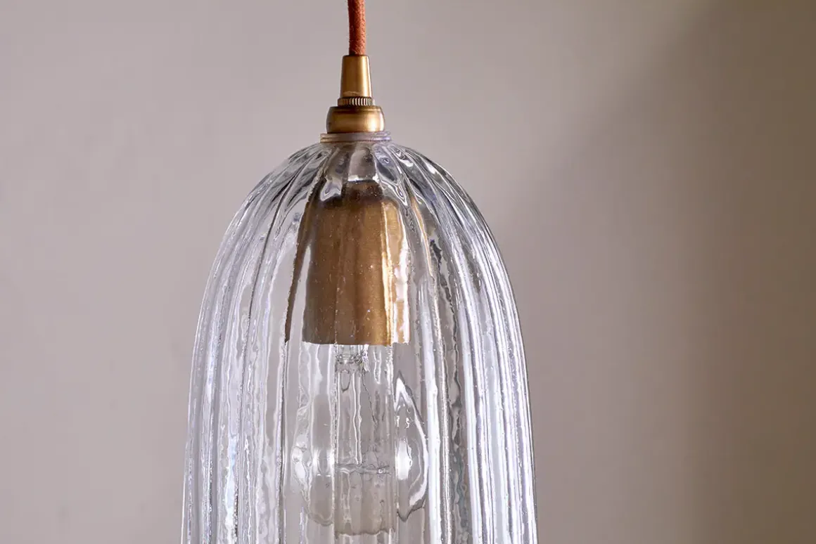 Lumina Recycled Glass Pendant - Clear