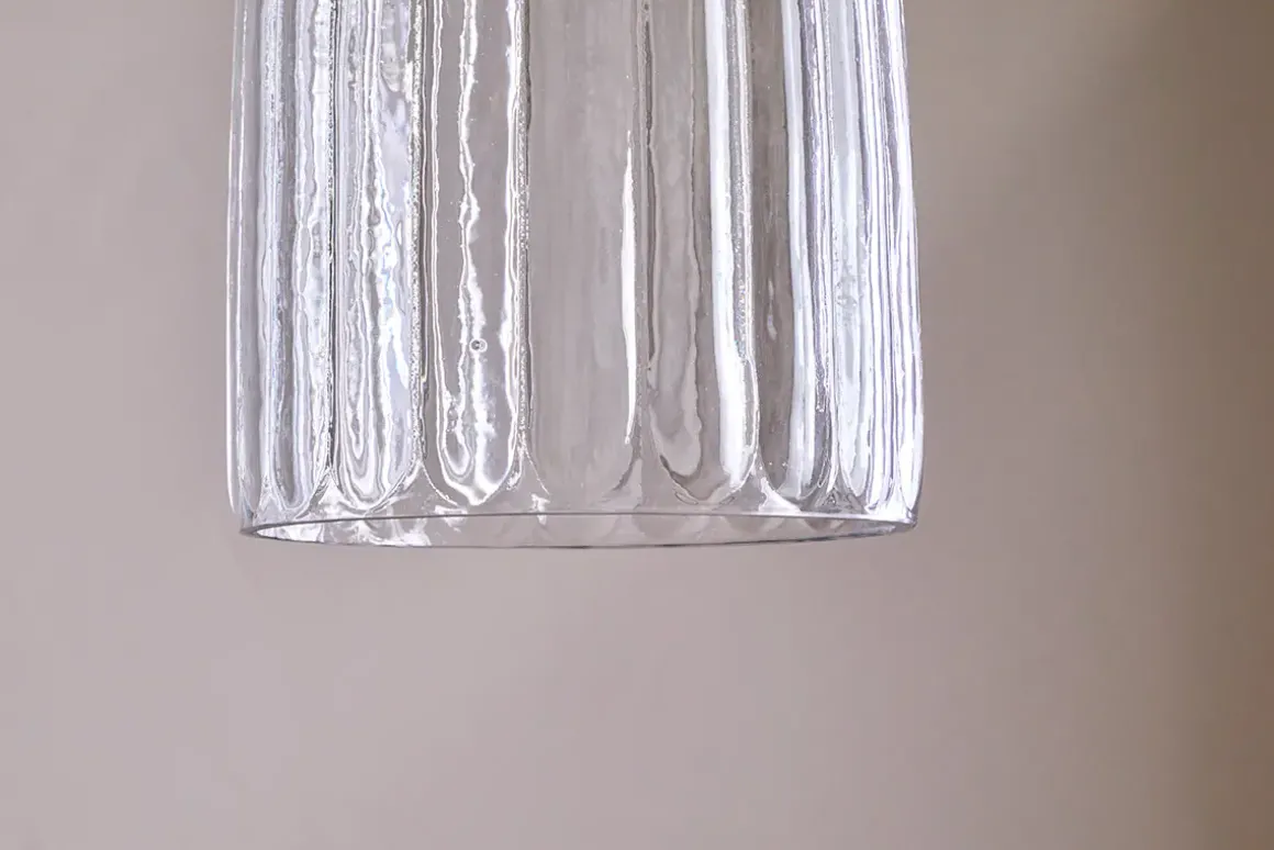 Lumina Recycled Glass Pendant - Clear