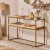Luzon Iron & Mango Wood Display Console Table