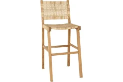 Madrisana Acacia & Rattan Bar Stool