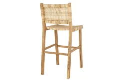 Madrisana Acacia & Rattan Bar Stool