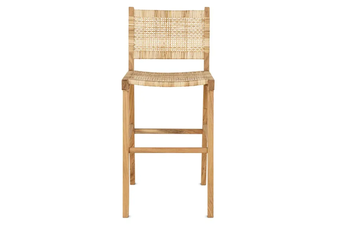 Madrisana Acacia & Rattan Bar Stool
