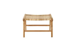 Madrisana Acacia & Rattan Footstool