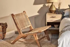 Madrisana Acacia & Rattan Woven Chair