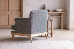 Maganda Cotton Armchair - Charcoal