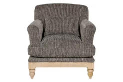 Maganda Cotton Armchair - Charcoal