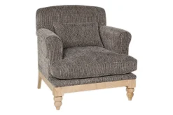 Maganda Cotton Armchair - Charcoal