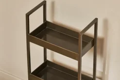 Mahi Bathroom Storage Caddy - Antique Brass