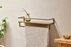 Mahi Wall Shelf With Towel Rail