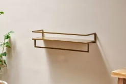 Mahi Wall Shelf With Towel Rail