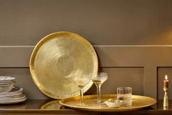 Mahika Tray - Antique Brass