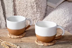 Mali Coffee Mug - White (Set of 2)