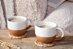 Mali Coffee Mug - White (Set of 2)