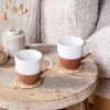 Mali Large Mug - White (Set of 2)